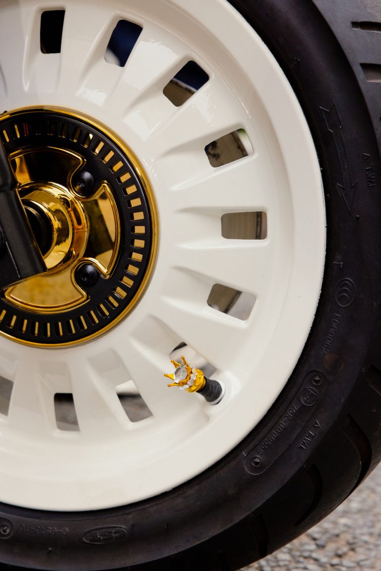 front wheel close up